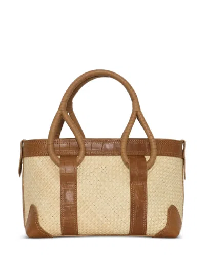 Johanna Ortiz Medium Ranch Legacy Tote Bag In Neutral