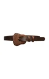 Johanna Ortiz Mexican Pride Leather Belt In Brown