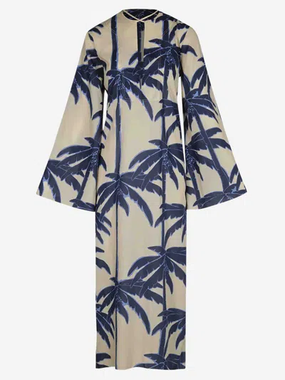 Johanna Ortiz Sotaviento Maxi Dress - Women's - Cotton In Neutrals