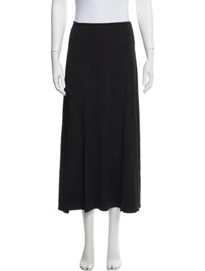 Pre-owned Johanna Ortiz Midi Length Skirt In Black