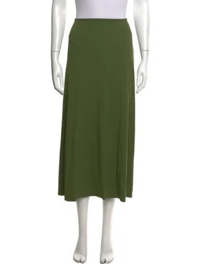 Pre-owned Johanna Ortiz Midi Length Skirt In Green