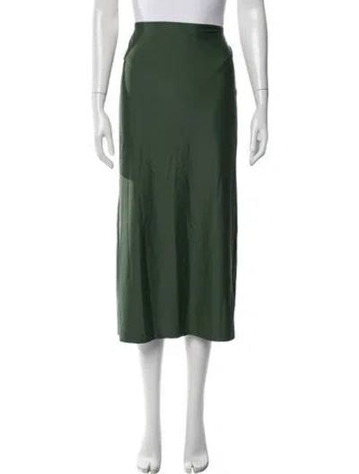 Pre-owned Johanna Ortiz Midi Length Skirt In Green