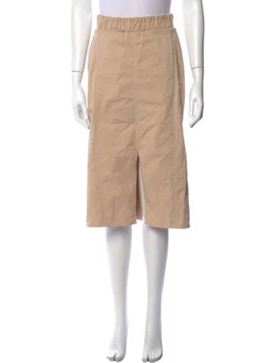 Pre-owned Johanna Ortiz Midi Length Skirt In Neutral