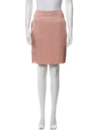 Pre-owned Johanna Ortiz Mini Skirt In Pink