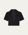 Johanna Ortiz Misty Hem T-shirt In Black