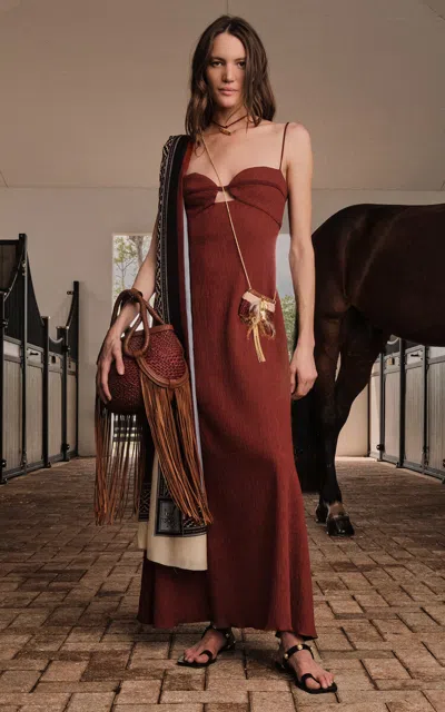 Johanna Ortiz Moda Operandi In Burgundy