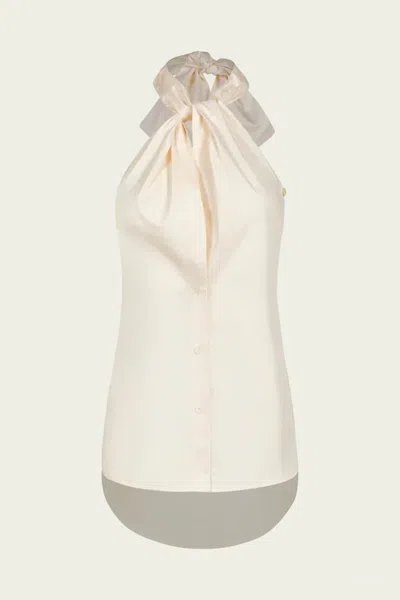 Johanna Ortiz Modern Inner Balance Shirt In Ecru In White