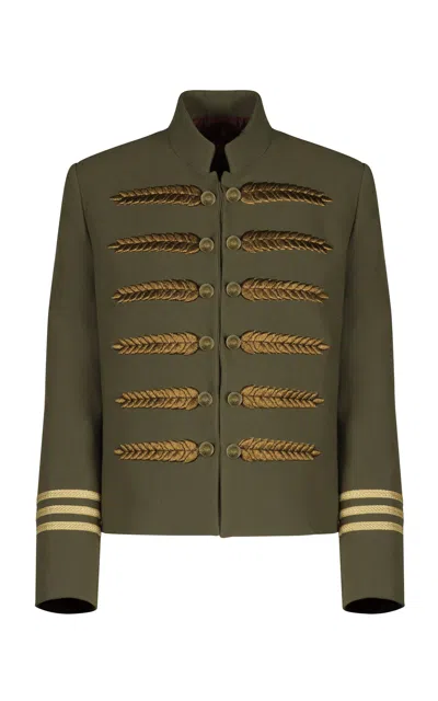 Johanna Ortiz Mosaic Of Stories Jacket In Green