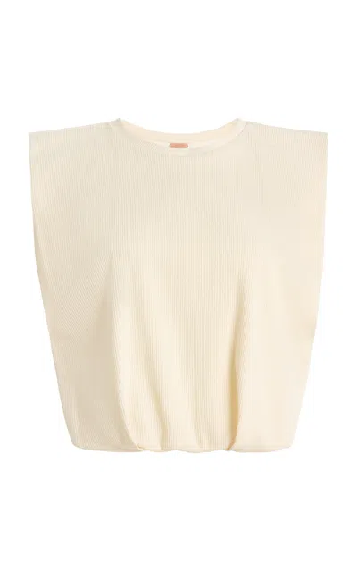 Johanna Ortiz Muraya Crepe Shirt In Neutral