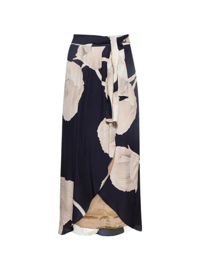 Johanna Ortiz Naturalism Wrap Skirt In Black