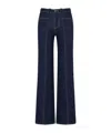 Johanna Ortiz A Navegar Seamed Denim Straight-leg Pants In Black