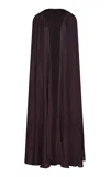 Johanna Ortiz New Destiny Silk Cape In Brown