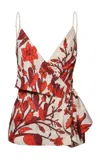 Johanna Ortiz New Gentle Wrap Top In Multi