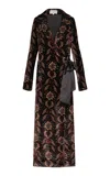 Johanna Ortiz New Sunrise Wrap Dress In Multi