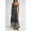 Johanna Ortiz Nostalgica Embroidered Maxi Dress In Multi