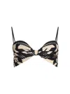 Johanna Ortiz Nudos Del Mar Cropped Printed Cotton-poplin Top In Black