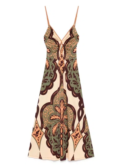 JOHANNA ORTIZ NUESTRA TIERRA MIDI DRESS