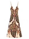 Johanna Ortiz Nuestra Tierra Printed Stretch Jersey Slipdress In Nude