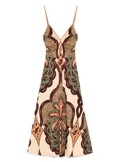 JOHANNA ORTIZ NUESTRA TIERRA MIDI DRESS