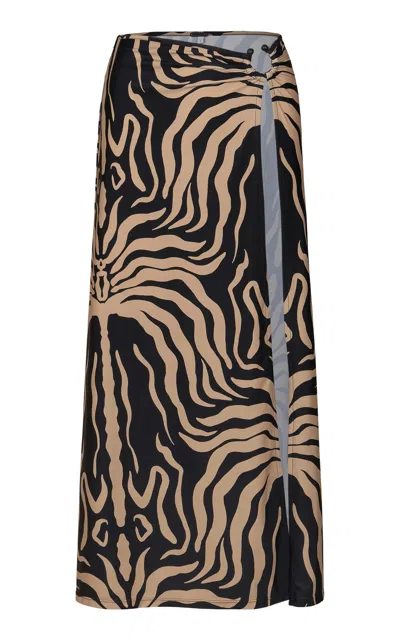 Johanna Ortiz Nuevo Destino Printed Midi Skirt