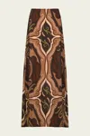 Johanna Ortiz Nuevos Territorios Skirt In Light Pink In Brown