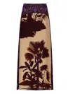Johanna Ortiz Nuevos Territorios Printed Silk Maxi Skirt In Neutrals