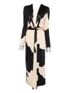 Johanna Ortiz Knotted Printed Maxi Dress In Multi