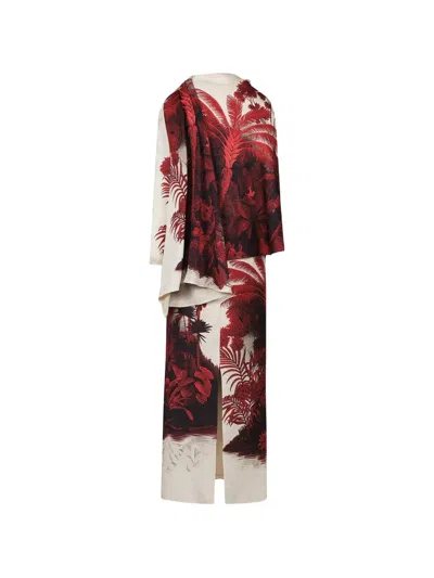 Johanna Ortiz Ocean Of Secrets Cape In Multi