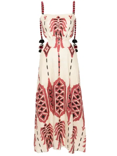 JOHANNA ORTIZ PALM OF TIAHUANACO MAXIKLEID