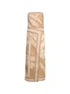 Johanna Ortiz Palms Pontoon Afternoon Ankle Dress Salty Palms Sand In Neutrals