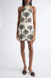 Johanna Ortiz Pintaderas Jacquard Minidress In Multi