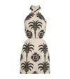 Johanna Ortiz Pintaderas Halter Neck Mini Dress