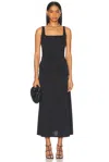 Johanna Ortiz Plant Of Joy Ruched Jersey Maxi Dress In Black