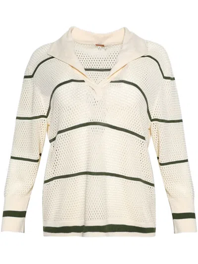 Johanna Ortiz Poca Vela Polo Top In Neutrals