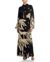 Johanna Ortiz Primera Vez Silk Maxi Dress In Black