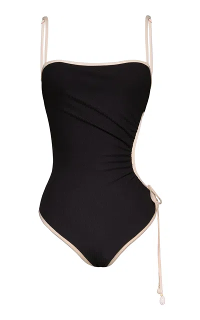 Johanna Ortiz Primordial Femininity Cutout One-piece Swimsuit