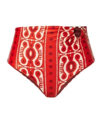 Johanna Ortiz Printed Bikini Bottoms In Multi