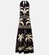 Johanna Ortiz Printed Cotton Maxi Dress In Multi