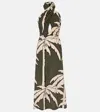 Johanna Ortiz Oceanic Mantra Printed Midi Dress In Green