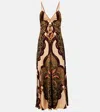 Johanna Ortiz Printed Jersey Midi Dress