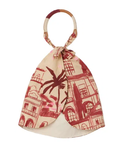 Johanna Ortiz Printed Linen Halterneck Top In Multi