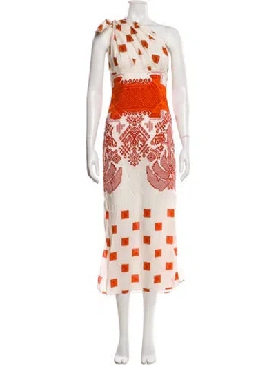 Pre-owned Johanna Ortiz Printed Long Dress