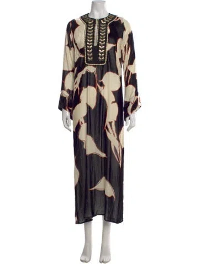 Pre-owned Johanna Ortiz Printed Long Dress