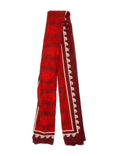Pre-owned Johanna Ortiz Printed Scarf