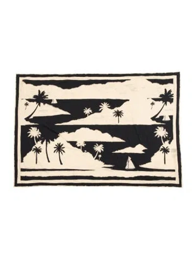 Pre-owned Johanna Ortiz Printed Scarf In Neutral