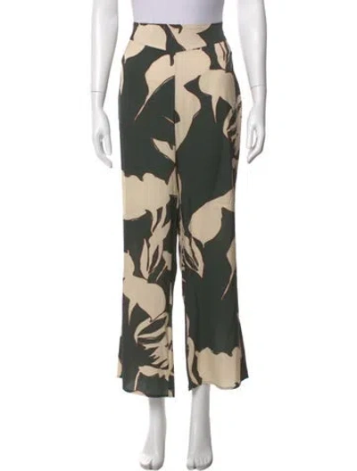 Pre-owned Johanna Ortiz Printed Wide Leg Pants In Multi