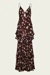 Johanna Ortiz Reinterpretation Dress In Dark Chocolate In Brown