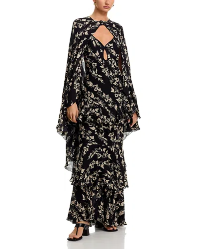 Johanna Ortiz Reinterpretation Garden Cape In Multi
