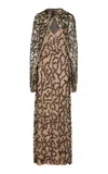 Johanna Ortiz Reinvention Sheer Cape In Multi