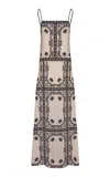 Johanna Ortiz Reinvention Sleeveless Silk Maxi Dress In Print